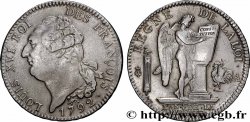 LOUIS XVI Écu au génie 1792 Paris MBC/MBC+