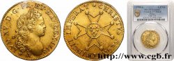 LOUIS XV &nbsp;THE WELL-BELOVED&nbsp; Louis d’or à la croix de chevalier 1718 Paris AU/AU