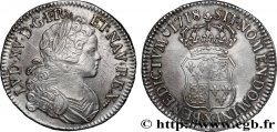 LOUIS XV DIT LE BIEN AIMÉ Écu dit &nbsp;de France-Navarre&nbsp; 1718 Amiens TTB/TTB+
