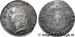 LOUIS XV DIT LE BIEN AIMÉ Écu aux branches d’olivier, tête ceinte d’un bandeau 1765 Bayonne TTB+/SUP