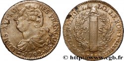 LOUIS XVI (MONARQUE CONSTITUTIONNEL)  2 sols dit &nbsp;au faisceau&nbsp;, type FRANÇOIS 1792 Paris