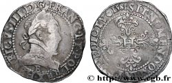 HENRI III Franc au col plat 1581 Rouen TTB