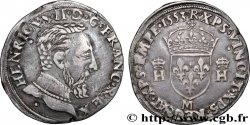 HENRI II Teston à la tête nue, 5e type 1553 Toulouse