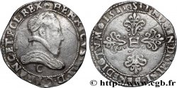 HENRI III Franc au col plat 1583 Saint-Lô TB+