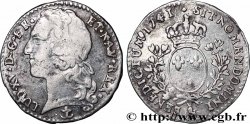 LOUIS XV DIT LE BIEN AIMÉ Dixième d&nbsp;écu aux branches d’olivier, tête ceinte d’un bandeau 1741 Aix-en-Provence TB/TB+