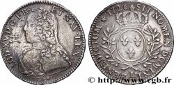 LOUIS XV DIT LE BIEN AIMÉ Demi-écu aux branches d&nbsp;olivier, buste habillé 1726 Bayonne TB/TTB