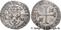 HENRI IV LE GRAND Douzain aux deux H couronnées, 9e type 1594 Clermont-Ferrand