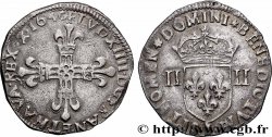 LOUIS XIV &nbsp;THE SUN KING&nbsp; Quart d&nbsp;écu, titulature côté croix 1646 Limoges