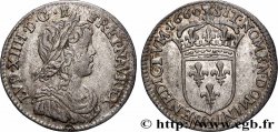 LOUIS XIV &nbsp;THE SUN KING&nbsp; Douzième d&nbsp;écu, portrait à la mèche longue 1660 Limoges