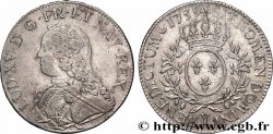 LOUIS XV DIT LE BIEN AIMÉ Écu aux branches d&nbsp;olivier, buste habillé 1739 Bourges