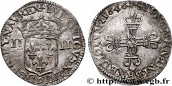LOUIS XIV &nbsp;THE SUN KING&nbsp; Quart d&nbsp;écu, titulature côté écu 1646 Rennes