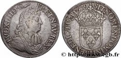LOUIS XIV LE GRAND OU LE ROI SOLEIL Écu, portrait à la cravate courte 1679 Limoges TB+/TTB