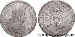 LOUIS XIV &nbsp;THE SUN KING&nbsp; Demi-écu aux insignes 1701 Limoges