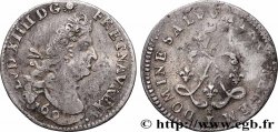 LOUIS XIV &nbsp;THE SUN KING&nbsp; Quatre sols aux deux L 1691 Limoges