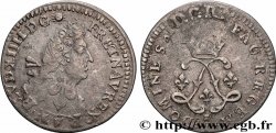 LOUIS XIV LE GRAND OU LE ROI SOLEIL Quatre sols aux deux L 1692 Limoges TB+