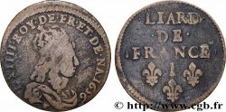 LOUIS XIV &nbsp;THE SUN KING&nbsp; Liard de cuivre 1656 Limoges