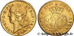 LOUIS XV &nbsp;THE WELL-BELOVED&nbsp; Double louis d’or aux écus ovales, tête ceinte d’un bandeau 1770 Limoges XF