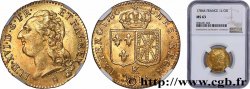 LOUIS XVI Louis d’or aux écus accolés 1786 Bordeaux MS63