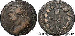 LOUIS XVI 12 deniers dit &nbsp;au faisceau&nbsp;, type FRANÇOIS 1792 Limoges