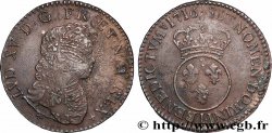 LOUIS XV &nbsp;THE WELL-BELOVED&nbsp; Demi-écu à l’écu rond couronné 1716 Limoges XF