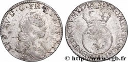 LOUIS XV &nbsp;THE WELL-BELOVED&nbsp; Dixième d&nbsp;écu dit &nbsp;vertugadin&nbsp; 1718 Limoges XF/AU