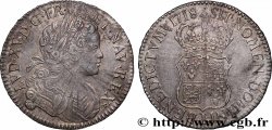 LOUIS XV THE BELOVED Écu de Navarre 1718 Limoges XF/AU