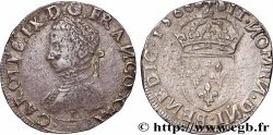 CHARLES IX Teston, 5e type 1566 Limoges