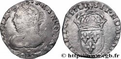CHARLES IX Teston, 5e type 1574 Limoges S/SS
