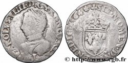 CHARLES IX Demi-teston, 5e type 1564 Limoges TB+