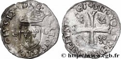 CHARLES IX Douzain aux deux C, 1er type 1574 Limoges TB+/TB