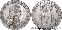 LOUIS XV &nbsp;THE WELL-BELOVED&nbsp; Tiers d&nbsp;écu de France 1721 Limoges AU