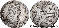 LOUIS XV THE BELOVED Louis d’argent à la croix aux huit L couronnées 1720 Lille
