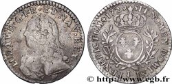LOUIS XV DIT LE BIEN AIMÉ Dixième d’écu aux branches d’olivier, buste habillé 1729 Limoges TB+