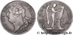LOUIS XVI Écu dit &nbsp;au génie&nbsp;, type FRANÇOIS 1792 Paris