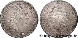 LOUIS XIV &nbsp;THE SUN KING&nbsp; Écu aux trois couronnes 1712 Poitiers