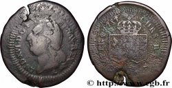 LOUIS XVI Essai de frappe de faux-monnayeur de louis d&nbsp;or aux écus accolés sur un sol de Louis XVI 1787 Bayonne