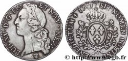 LOUIS XV DIT LE BIEN AIMÉ Écu aux branches d’olivier, tête ceinte d’un bandeau 1767 Limoges