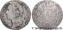 LOUIS XV &nbsp;THE WELL-BELOVED&nbsp; Demi-écu aux branches d’olivier, tête ceinte d’un bandeau 1769 Limoges VF/F
