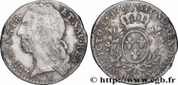 LOUIS XV &nbsp;THE WELL-BELOVED&nbsp; Dixième d&nbsp;écu aux branches d’olivier, tête ceinte d’un bandeau 1753 Limoges F/VF