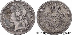 LOUIS XV DIT LE BIEN AIMÉ Vingtième d’écu aux branches d’olivier, buste habillé 1741 Limoges TTB/TTB+