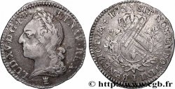 LOUIS XV DIT LE BIEN AIMÉ Dixième d’écu aux branches d’olivier, buste lauré 1772 Limoges TB+/TTB