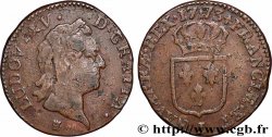 LOUIS XV DIT LE BIEN AIMÉ Sol dit &nbsp;à la vieille tête&nbsp; 1773 Limoges TTB