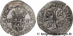 HENRY IV Douzain aux deux H, 1er type 1591 Limoges XF