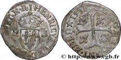 HENRY IV Douzain aux deux H, 1er type 1591 Limoges XF