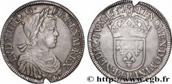 LOUIS XIV LE GRAND OU LE ROI SOLEIL Écu, portrait à la mèche longue 1652 Rouen