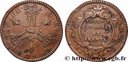 LOUIS XV &nbsp;THE WELL-BELOVED&nbsp; Seize deniers des mines de Béarn 1727 Pau
