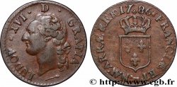 LOUIS XVI Demi-sol dit &nbsp;à l&nbsp;écu&nbsp; 1786 Pau AU