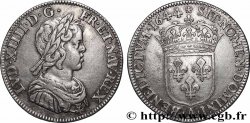 LOUIS XIV LE GRAND OU LE ROI SOLEIL Quart d&nbsp;écu, portrait à la mèche courte 1644 Paris, Monnaie de Matignon