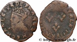 CHARLES X, CARDINAL OF BOURBON Double tournois, type de Dijon s.m. Dijon