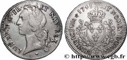 LOUIS XV DIT LE BIEN AIMÉ Écu aux branches d’olivier, tête ceinte d’un bandeau 1741 Strasbourg